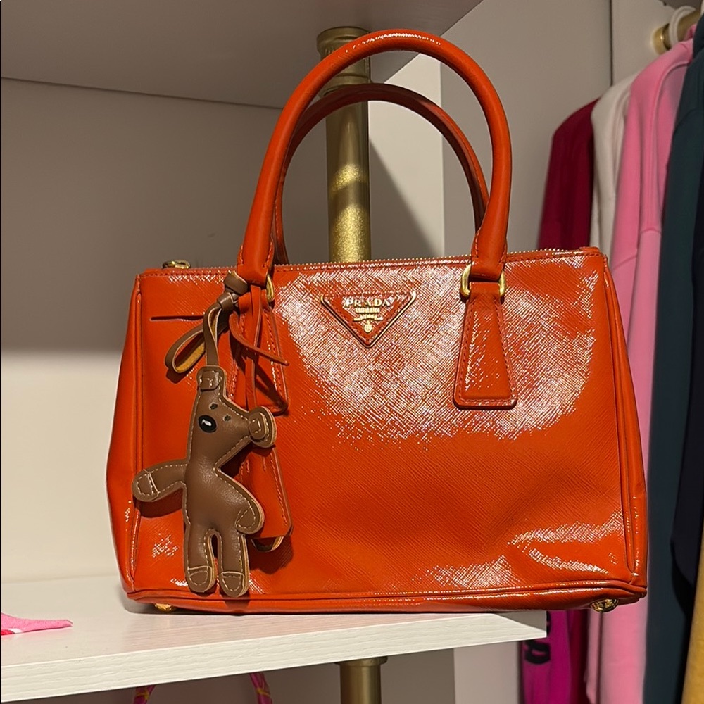 Prada Orange Handbag